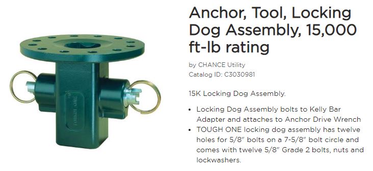 LOCKING DOG ASSY 15K